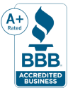 Better Business Bureau accreditation badge